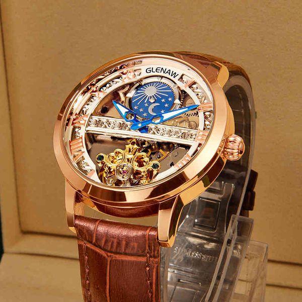 luxury brand luxury men's watch automatic mechanical quality watch roman tourbillon waterproof watch leather men 2021 new, Slivery;brown
luxury brand luxury men's watch automatic mechanical quality watch roman tourbillon waterproof watch leather men 2021 new, Slivery;brown