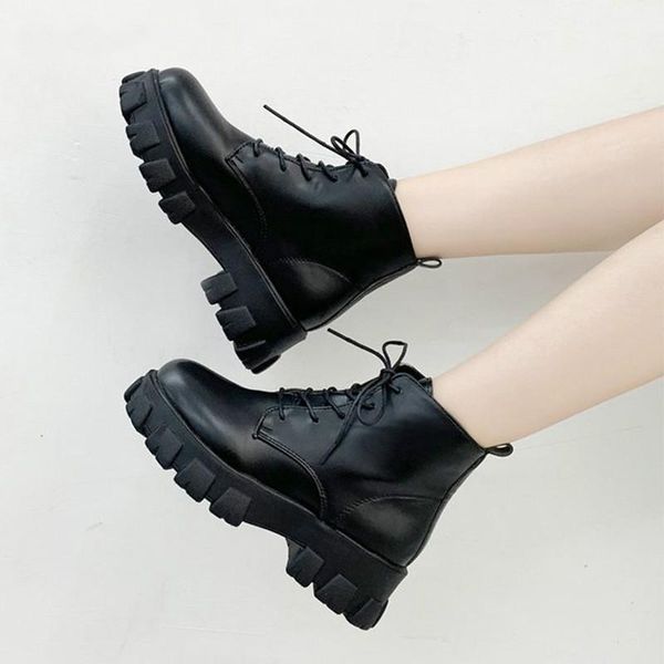 boots women ankle patent leather lace-up thick heel platform women's winter ladies shoes non-slip female 2021 fashion1, Black
boots women ankle patent leather lace-up thick heel platform women's winter ladies shoes non-slip female 2021 fashion1, Black