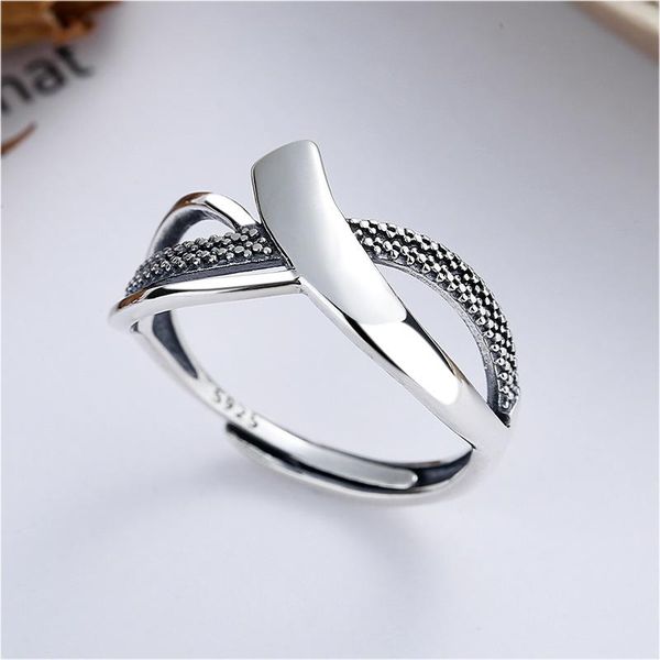 cluster rings fanru s925sterling silver vintage multi-layer cross-geometric ring opening adjustable punk 925 jewelry women's, Golden;silver
cluster rings fanru s925sterling silver vintage multi-layer cross-geometric ring opening adjustable punk 925 jewelry women's, Golden;silver