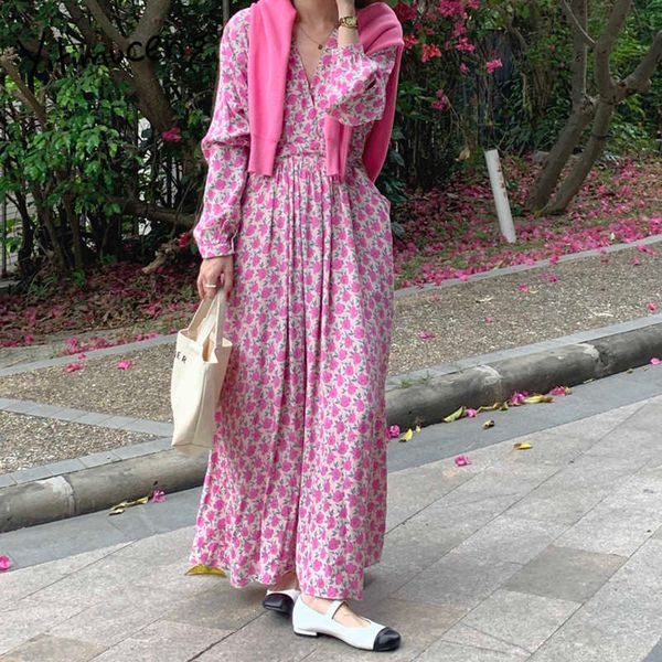 yitimuceng floral dresses for women ruched lace up high waist long sleeve pink sundress summer korean fashion midi dress 210601, Black;gray
yitimuceng floral dresses for women ruched lace up high waist long sleeve pink sundress summer korean fashion midi dress 210601, Black;gray