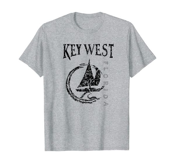 key west souvenirs florida sailing t-shirt, White;black
key west souvenirs florida sailing t-shirt, White;black