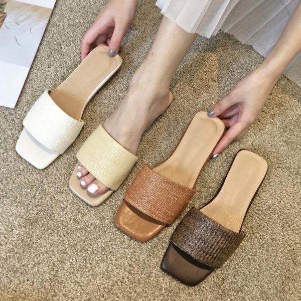 slippers net celebrity knitted band slip on cane woman summer beach shoes women sandals casual open toe weave flat slides 2021, Black
slippers net celebrity knitted band slip on cane woman summer beach shoes women sandals casual open toe weave flat slides 2021, Black