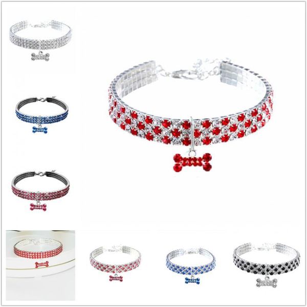 comfortable fashionable bling dog cat jewelry three drain diamond collar pet crystal elastic necklace puppy supplies collars & leashes
comfortable fashionable bling dog cat jewelry three drain diamond collar pet crystal elastic necklace puppy supplies collars & leashes