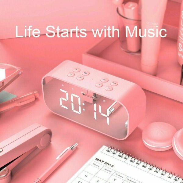 desk & table clocks portable buletooth speaker with alarm clock 5.0 stereo sound digital electronic deskdecor
desk & table clocks portable buletooth speaker with alarm clock 5.0 stereo sound digital electronic deskdecor