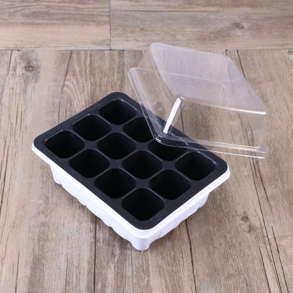 tray sprout plate 12 cavity nursery pots lids box for gardening bonsai 18x14x6cm (white) planters &
tray sprout plate 12 cavity nursery pots lids box for gardening bonsai 18x14x6cm (white) planters &