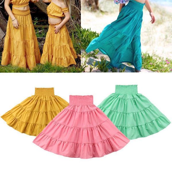 skirts toddler kids girls maxi casual summer elastic high waist boho long skirt sundress baby beachwear1, Blue
skirts toddler kids girls maxi casual summer elastic high waist boho long skirt sundress baby beachwear1, Blue