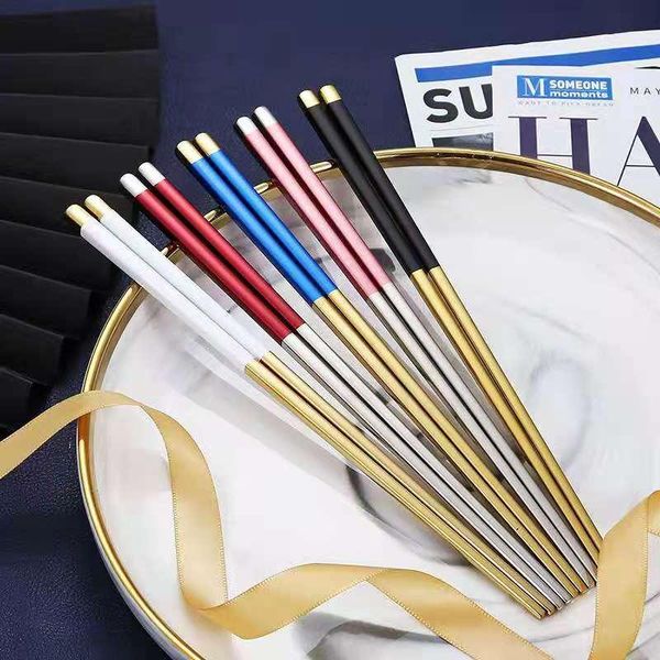 chopsticks high grade 304 stainless steel metal chopsticks, simple and fashionable, el, household kitchen tableware, 2 pairs
chopsticks high grade 304 stainless steel metal chopsticks, simple and fashionable, el, household kitchen tableware, 2 pairs