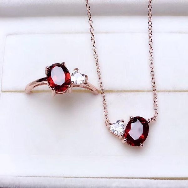 natural garnet gemstone ring and necklace jewelry set with silver 2 bracelet, earrings &, Black
natural garnet gemstone ring and necklace jewelry set with silver 2 bracelet, earrings &, Black