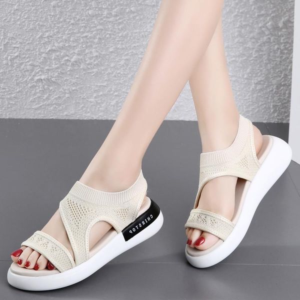 sandals gladiator platform women's summer woman open toe wedge comfortable ladies slip-on flat women sandalias, Black
sandals gladiator platform women's summer woman open toe wedge comfortable ladies slip-on flat women sandalias, Black