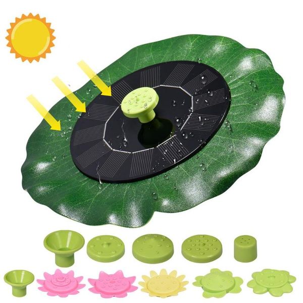 1.4w solar powered fountain floating lotus leaf garden pool pump 5 nozzles bird bath water kit for decoration decorations
1.4w solar powered fountain floating lotus leaf garden pool pump 5 nozzles bird bath water kit for decoration decorations
