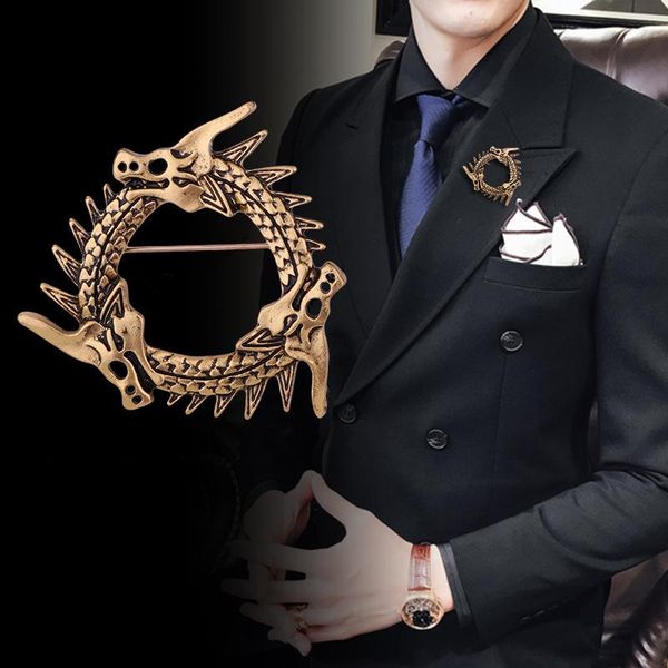 pins, brooches retro metal dragon brooch pin animal party casual badge suit shirt lapel pins fashion jewelry for men accessories, Gray
pins, brooches retro metal dragon brooch pin animal party casual badge suit shirt lapel pins fashion jewelry for men accessories, Gray