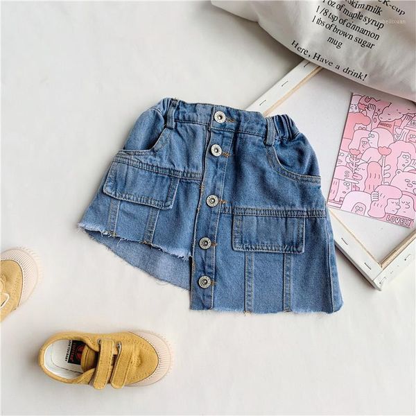 skirts wlg girl summer kids denim blue buttons casual skirt baby all match asymmetrical clothes children1
skirts wlg girl summer kids denim blue buttons casual skirt baby all match asymmetrical clothes children1