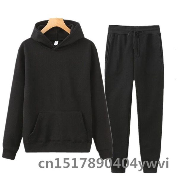 men's tracksuits brand men solid color casual sets autumn hoodies + pants two-piece tracksuit trendy sportswear set male, Gray
men's tracksuits brand men solid color casual sets autumn hoodies + pants two-piece tracksuit trendy sportswear set male, Gray