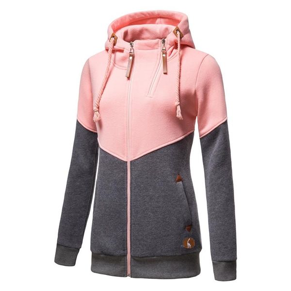 women's hoodies & sweatshirts zogaa autumn hooded sweatshirt ladies casual patchwork slim womens jackets comfortable warm long style bu, Black
women's hoodies & sweatshirts zogaa autumn hooded sweatshirt ladies casual patchwork slim womens jackets comfortable warm long style bu, Black