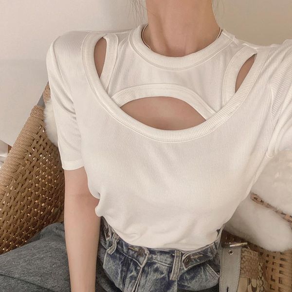 2colors korean style women tshirts 2021 summer hollow out short sleeve slim t-shirt woman casual (f4313) women's, White
2colors korean style women tshirts 2021 summer hollow out short sleeve slim t-shirt woman casual (f4313) women's, White