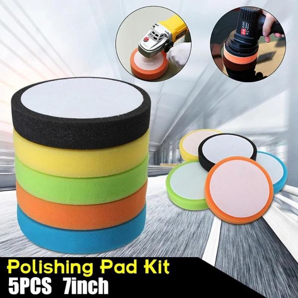 care products 5pcs 7/6/5inch car round flat polishing foam buffing sponge pads tool for removes scratches repair tools
care products 5pcs 7/6/5inch car round flat polishing foam buffing sponge pads tool for removes scratches repair tools
