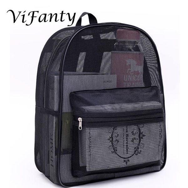 backpack heavy duty semi-transparent mesh backpack, see through college student with padded shoulder straps forswimming, travel,
backpack heavy duty semi-transparent mesh backpack, see through college student with padded shoulder straps forswimming, travel,