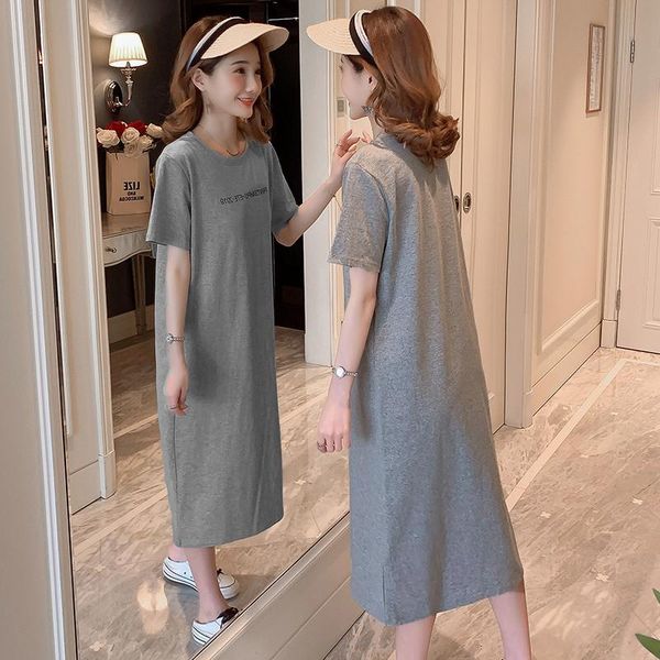 maternity clothes spring autumn cotton short sleeve loose letter printing dress pregnant women mom dresses, White
maternity clothes spring autumn cotton short sleeve loose letter printing dress pregnant women mom dresses, White