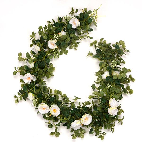 decorative flowers & wreaths party artificial plants fake eucalyptus vine garland hanging for wedding home office garden craft art decor
decorative flowers & wreaths party artificial plants fake eucalyptus vine garland hanging for wedding home office garden craft art decor