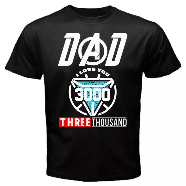 superhero dad i love you 3000 times tee fathers day gift men's black t-shirt, White;black
superhero dad i love you 3000 times tee fathers day gift men's black t-shirt, White;black