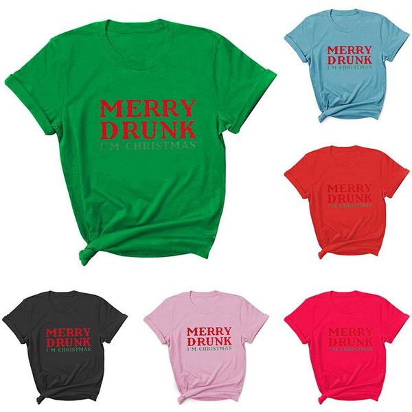 merry drunk print women tshirts cotton casual funny t shirt for lady yong girl tee women's t-shirt, White
merry drunk print women tshirts cotton casual funny t shirt for lady yong girl tee women's t-shirt, White