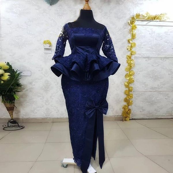 party dresses navy blue prom dress mermaid 2022 long sleeves robe de soirée mariage aso ebi evening gowns custom size, White;black
party dresses navy blue prom dress mermaid 2022 long sleeves robe de soirée mariage aso ebi evening gowns custom size, White;black