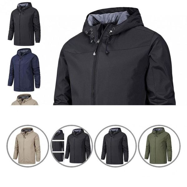 men's jackets all-matched hooded windproof men jacket long sleeve casual drawstring streetwear, Black;brown
men's jackets all-matched hooded windproof men jacket long sleeve casual drawstring streetwear, Black;brown
