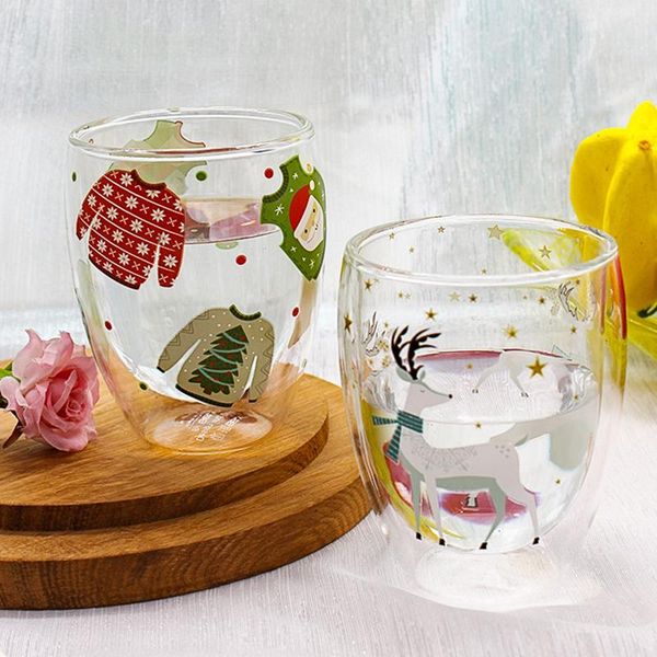 wine glasses glass cup double wall coffee mug cartoon christmas water cups creative teacup milk juice heat-resistant mugs gift
wine glasses glass cup double wall coffee mug cartoon christmas water cups creative teacup milk juice heat-resistant mugs gift