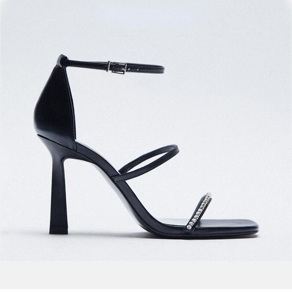 dress shoes black high heel women's sandals 2021 fashion crystal diamond one word ankle strap square toe back cover heels women
dress shoes black high heel women's sandals 2021 fashion crystal diamond one word ankle strap square toe back cover heels women