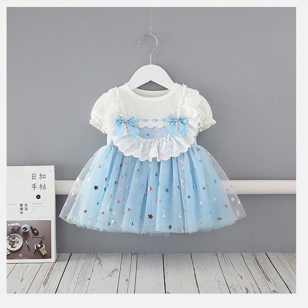 girl's dresses summer kids girls lace bow starry sky princess es cute style children clothes e9209 vu69, Red;yellow
girl's dresses summer kids girls lace bow starry sky princess es cute style children clothes e9209 vu69, Red;yellow