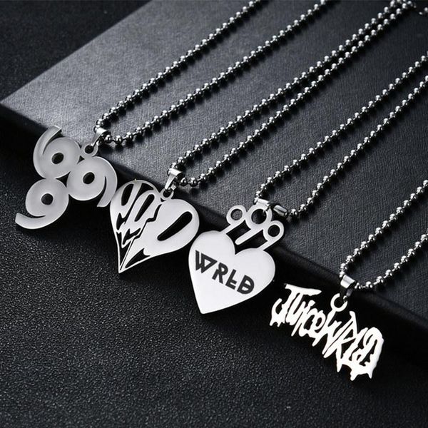 juice wrld pendant necklace beads stainless steel for women man fans gift collares mujer gargantilha collier femme necklaces, Silver
juice wrld pendant necklace beads stainless steel for women man fans gift collares mujer gargantilha collier femme necklaces, Silver