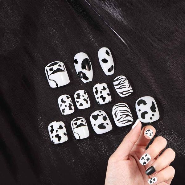 false nails 2021 est black white cow print atmosphere fake uv design gel home salon diy nail art patches, Red;gold
false nails 2021 est black white cow print atmosphere fake uv design gel home salon diy nail art patches, Red;gold
