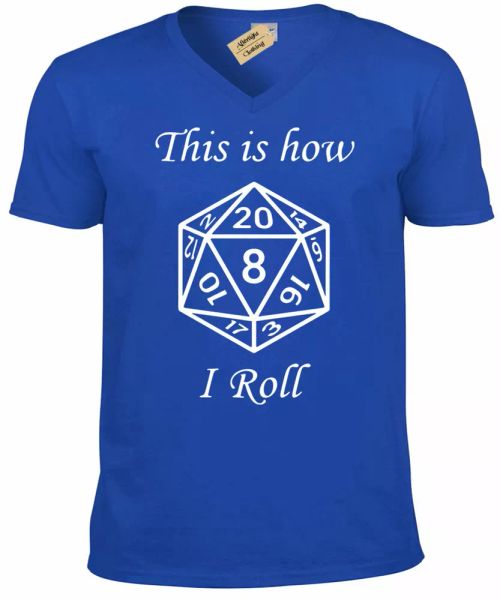 das ist how i rolle t-shirt dungeons und drachen d&d rpg bang herren v-neck nerd, White;black
das ist how i rolle t-shirt dungeons und drachen d&d rpg bang herren v-neck nerd, White;black