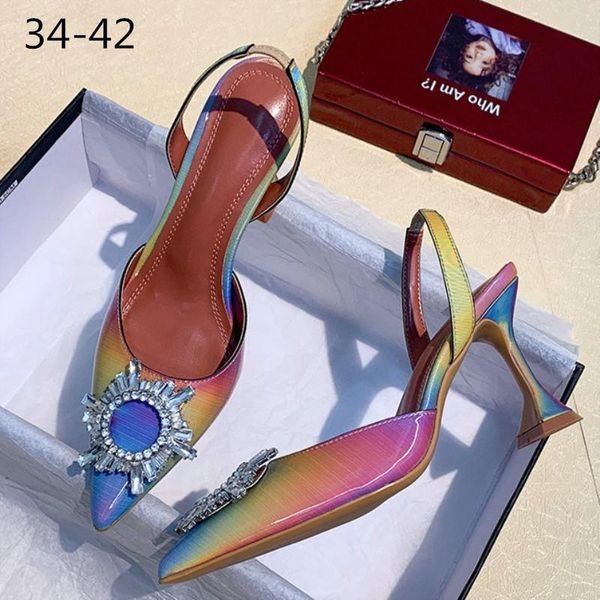 34-42 arrival 3d rainbow women's shoes rhinestone sandals wild fairy glass heels bridesmaid wedding, Black
34-42 arrival 3d rainbow women's shoes rhinestone sandals wild fairy glass heels bridesmaid wedding, Black