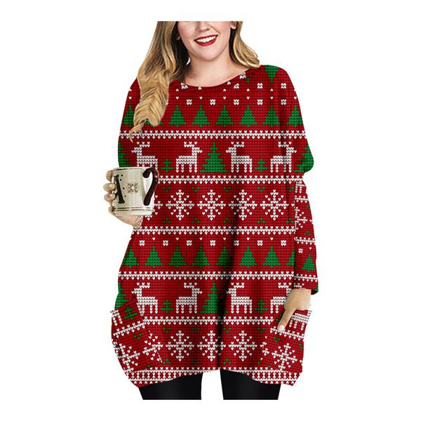 womens plus size dresses round neck loose skirt with elk christmas snowflake family holiday wear, Black
womens plus size dresses round neck loose skirt with elk christmas snowflake family holiday wear, Black