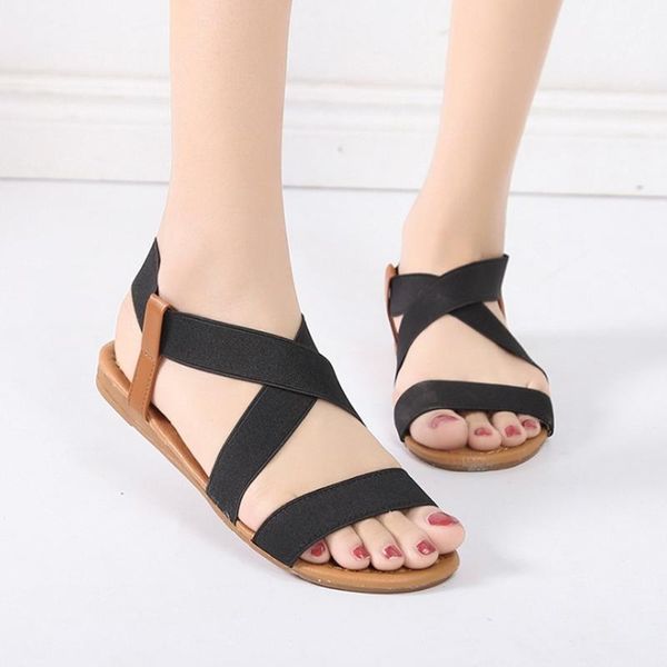 comfy slip on sandals elastic textile splicing casual beach shoes for woman classics non-slip lightweight sandal, Black
comfy slip on sandals elastic textile splicing casual beach shoes for woman classics non-slip lightweight sandal, Black