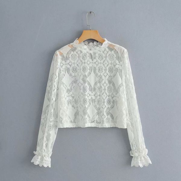 women spring fashion lace hollow out embroidery casual blouses shirt chic blusas femininas chemise ls3203 210419, White
women spring fashion lace hollow out embroidery casual blouses shirt chic blusas femininas chemise ls3203 210419, White