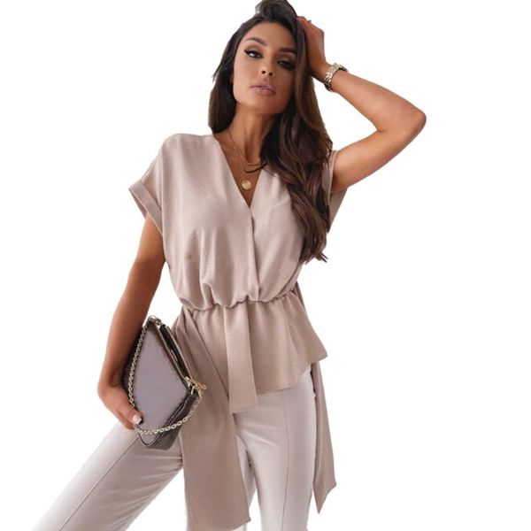 women's blouses & shirts solid women's office lady short sleeve summer fashion bow-tie casual t-shirt femme loose camisetas de muj, White
women's blouses & shirts solid women's office lady short sleeve summer fashion bow-tie casual t-shirt femme loose camisetas de muj, White