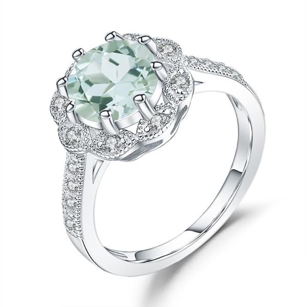 cluster rings gem's ballet 2.04ct natural green amethyst engagement ring for women genuine 925 sterling silver flower fine jewelry gift, Golden;silver
cluster rings gem's ballet 2.04ct natural green amethyst engagement ring for women genuine 925 sterling silver flower fine jewelry gift, Golden;silver
