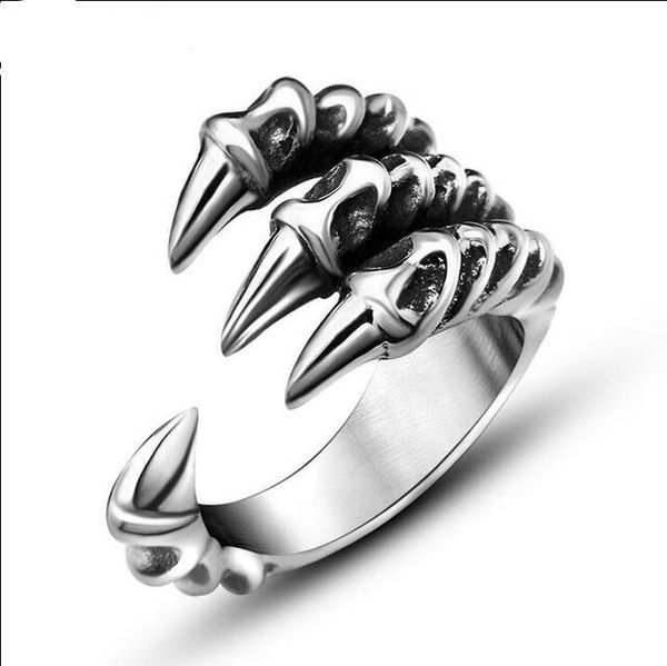 wedding rings punk rock titanium stainless steel mens biker vintage gothic jewelry dragon claw ring for men drop, Slivery;golden
wedding rings punk rock titanium stainless steel mens biker vintage gothic jewelry dragon claw ring for men drop, Slivery;golden