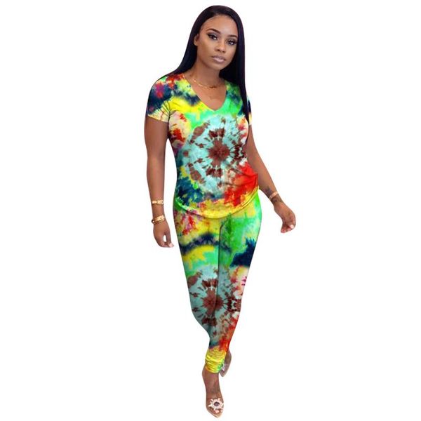 women's tracksuits 2021 summer suit european and american tie-dye print short sleeve trousers printed casual fashion clothes, Gray
women's tracksuits 2021 summer suit european and american tie-dye print short sleeve trousers printed casual fashion clothes, Gray