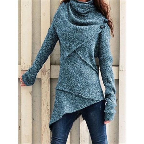 womens sweater tee t-shirts fashion occident trend long sleeve knitting tees designer female spring casual loose irregular hem tshirts, White
womens sweater tee t-shirts fashion occident trend long sleeve knitting tees designer female spring casual loose irregular hem tshirts, White