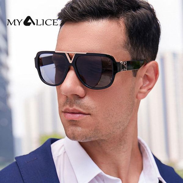 sunglasses myalice fashion flat personality women men luxury shades metal decorate ity feminino uv400, White;black
sunglasses myalice fashion flat personality women men luxury shades metal decorate ity feminino uv400, White;black