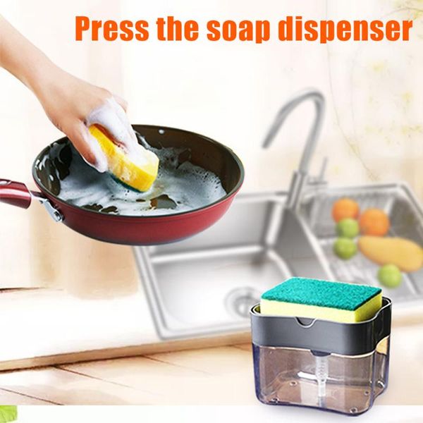 storage bottles & jars manual press soap dispenser double layer with sponge 2 in 1 scrubber holder kitchen bathroom supplies usj99
storage bottles & jars manual press soap dispenser double layer with sponge 2 in 1 scrubber holder kitchen bathroom supplies usj99