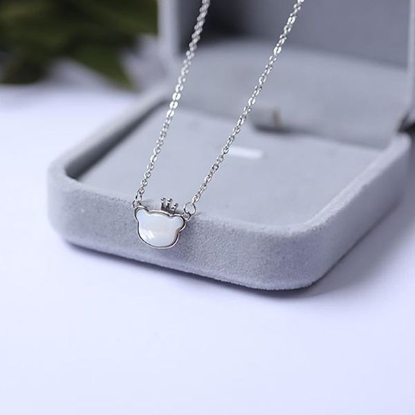 pendant necklaces allme cute shell white color bear crown necklace for women ladies silver colour thin chain chic accessories
pendant necklaces allme cute shell white color bear crown necklace for women ladies silver colour thin chain chic accessories