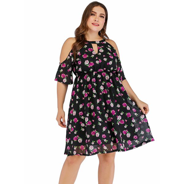 dress summer elegant women strapless high belt plus size sleeves dressed for l xl xxxl 4xl, Black;gray
dress summer elegant women strapless high belt plus size sleeves dressed for l xl xxxl 4xl, Black;gray