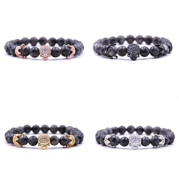 beaded, strands vintage men's charm skull crown labradorite stone beads bracelet handmade natural beaded strand bracelets jewelry, Black
beaded, strands vintage men's charm skull crown labradorite stone beads bracelet handmade natural beaded strand bracelets jewelry, Black