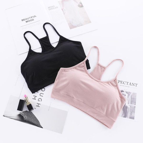 bras product with chest pad vest wrapped beautiful back cotton straps tube bra underwear women, Red;black
bras product with chest pad vest wrapped beautiful back cotton straps tube bra underwear women, Red;black