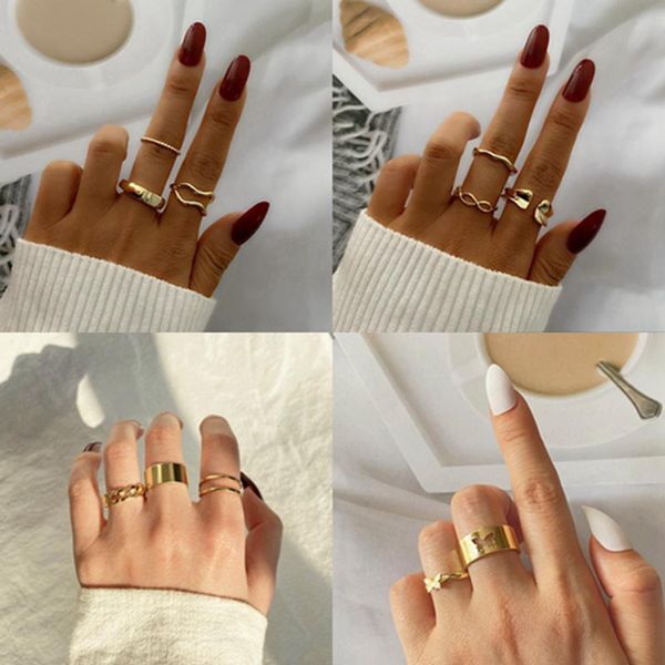 cluster rings kiss wife 3pcs punk gold silver color adjustable for women girls butterfly open ring set 2021 trend fashion jewelry gift, Golden;silver
cluster rings kiss wife 3pcs punk gold silver color adjustable for women girls butterfly open ring set 2021 trend fashion jewelry gift, Golden;silver