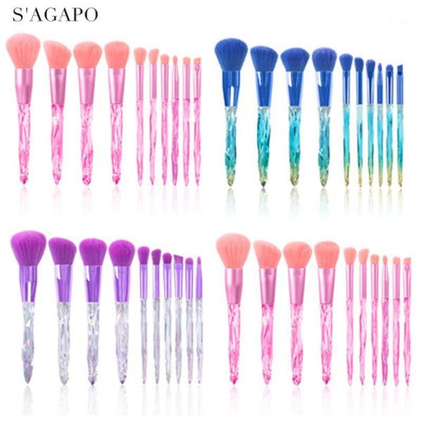 s'agapo crystal makeup brushes soft powder foundation fan brush eye shadow eyebrow blush synthetic hair tools1
s'agapo crystal makeup brushes soft powder foundation fan brush eye shadow eyebrow blush synthetic hair tools1